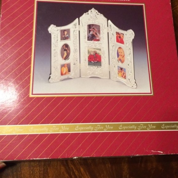 NIB Vintage Godinger Silverplated Collage Photo Frame - Picture 15 of 16